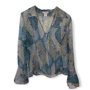 Vintage True People Poet Blouse sizing in description
